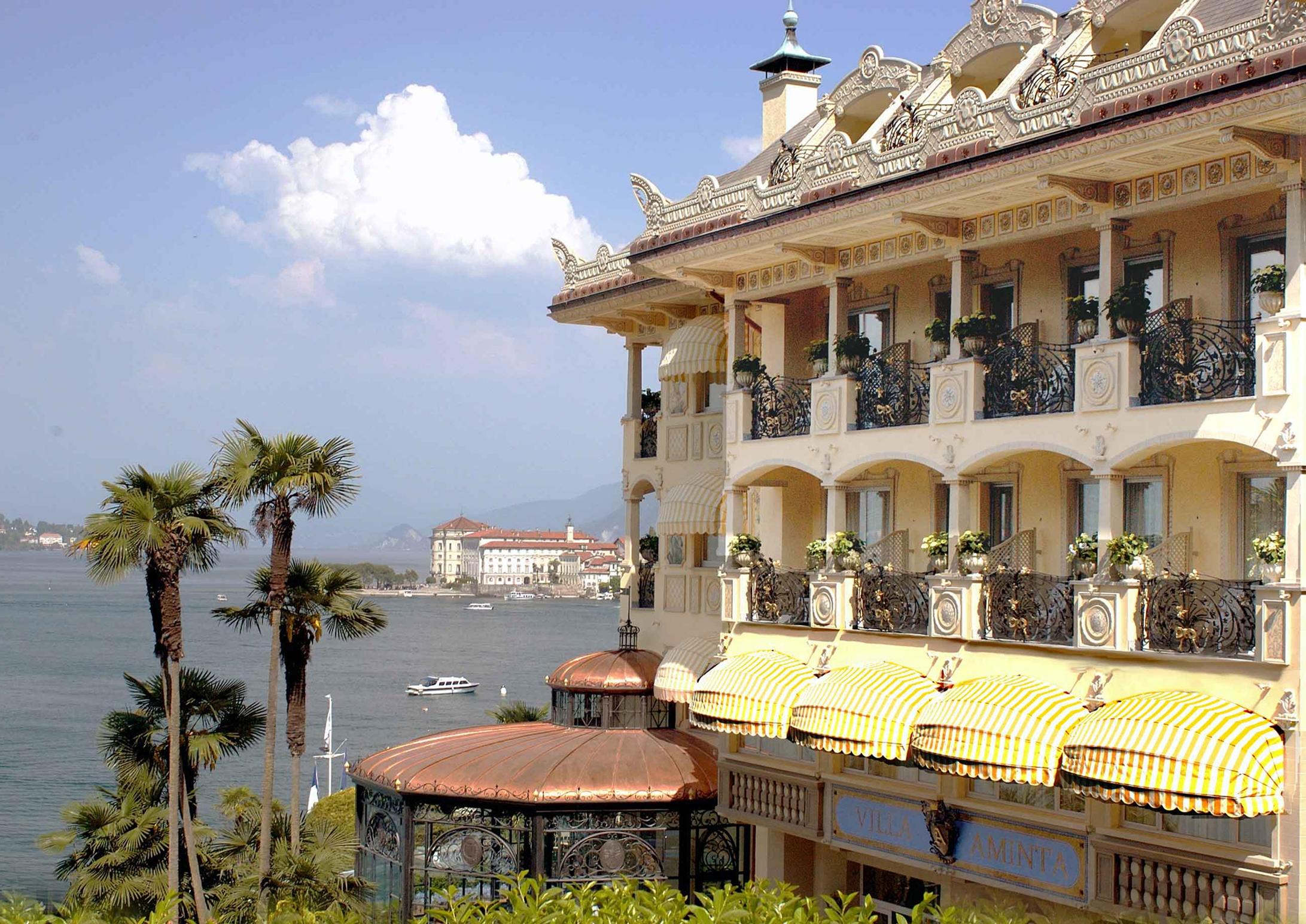 Hotel Villa E Palazzo Aminta Stresa Exterior foto