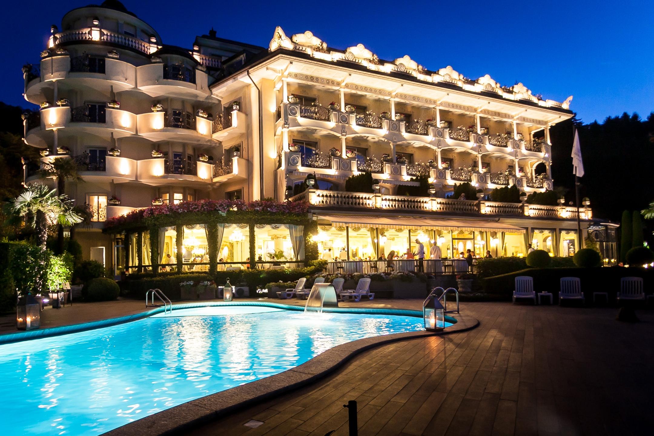 Hotel Villa E Palazzo Aminta Stresa Exterior foto