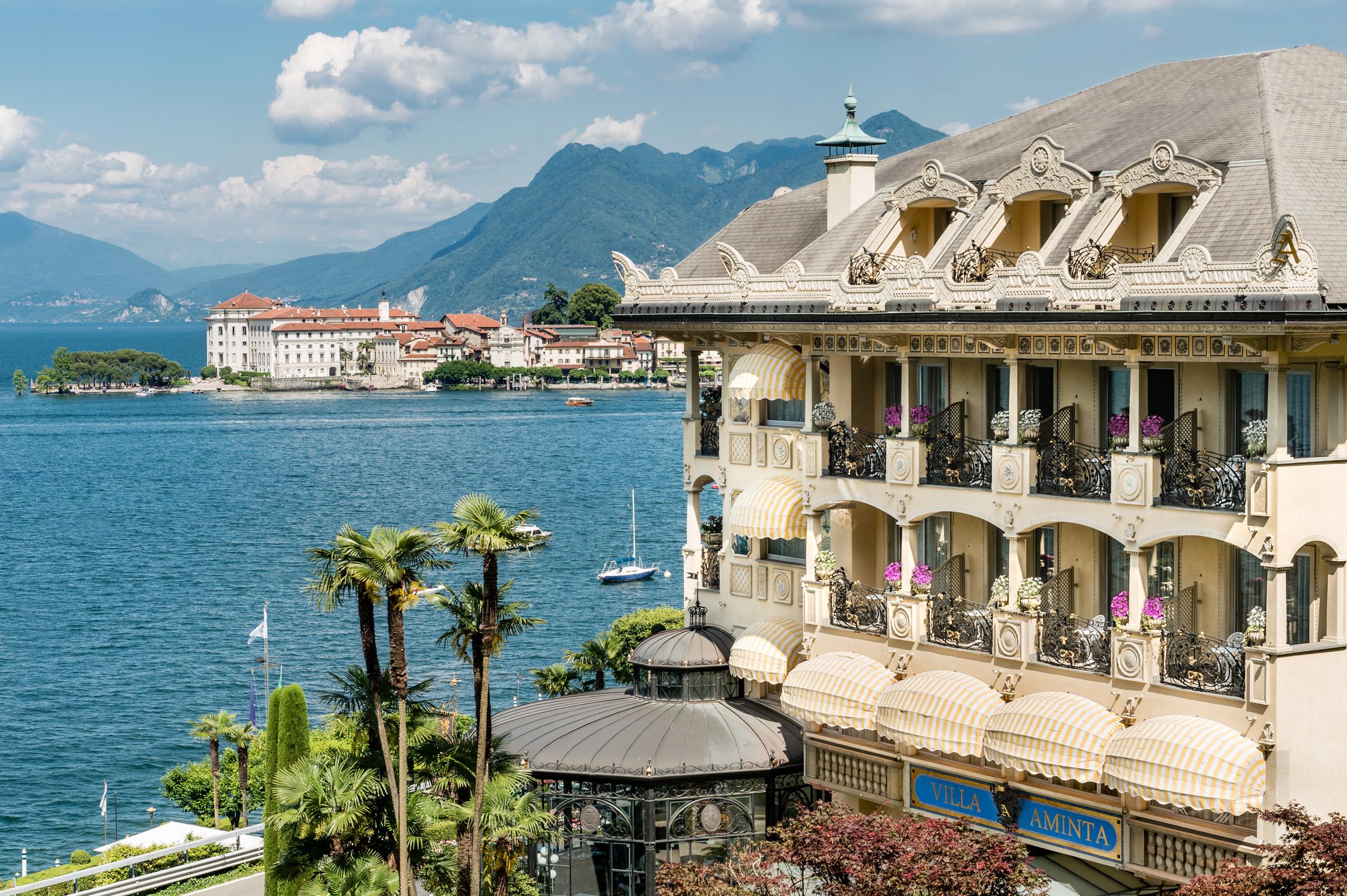 Hotel Villa E Palazzo Aminta Stresa Exterior foto