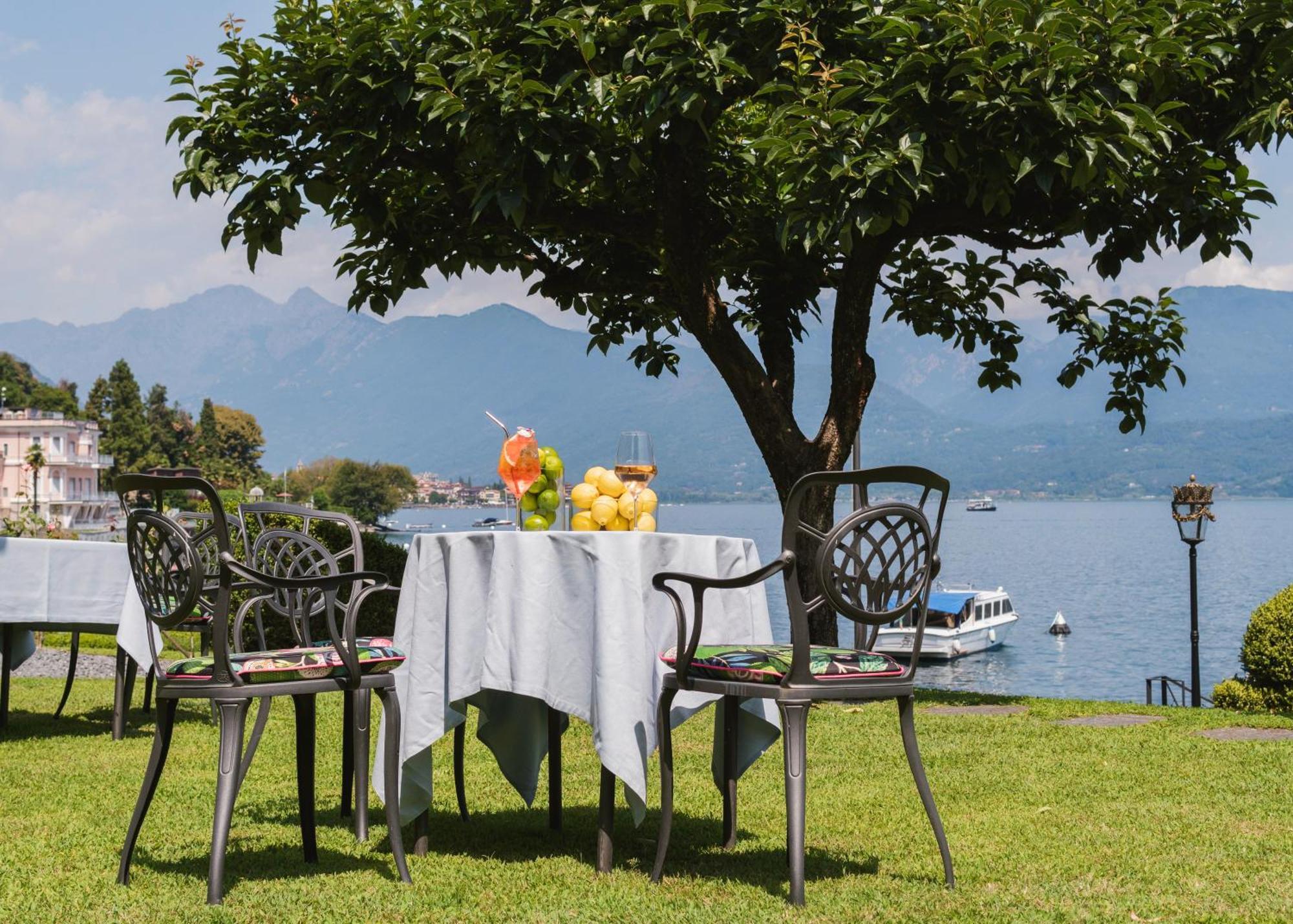Hotel Villa E Palazzo Aminta Stresa Exterior foto