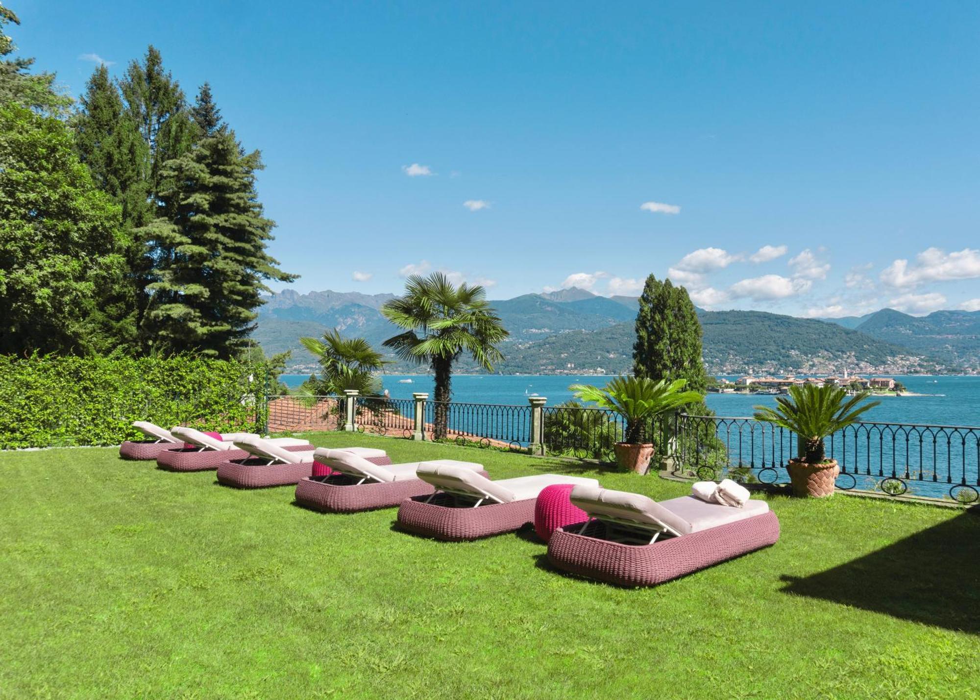 Hotel Villa E Palazzo Aminta Stresa Exterior foto